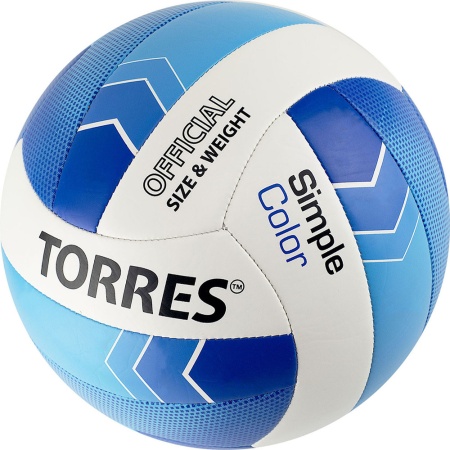 Купить Мяч волейбольный Torres Simple Color любительский р.5 в Кинеле 